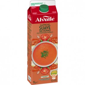 ALVALLE Gazpacho suave envase 1 L